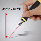 Foam Cutter Hot Wire Electric Styrofoam Cutting Pen Tool | Higher Temperature | 2 Needle | Heat-Insulated Handle | for Eva Foam Board