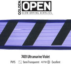 OPEN Slow-Drying Acrylics by GOLDEN, Ultramarine Violet, 2 fl oz. tube, Professional Acrylic Paint, Semi-Transparent