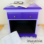 Dixie Belle Paint Company Chalk Finish Furniture Paint - Amethyst (4oz) - Matte Deep Purple Chic Chalk Mineral DIY Furniture Paint