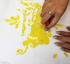 Guangyintong Heat Transfer Vinyl HTV Rolls, 12" x 10ft Matte Surface Yellow Iron on Vinyl for T-Shirts, Easy to Cut & Weed for All Cutter Machine, Heat Vinyl DIY Design