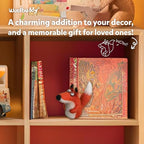 𝗪𝗼𝗼𝗹𝗯𝘂𝗱𝗱𝘆 𝗡𝗲𝗲𝗱𝗹𝗲 𝗙𝗲𝗹𝘁𝗶𝗻𝗴 𝗞𝗶𝘁 Fox Animal Project for Beginners and Adults – Includes Wool, 2 Felting Needles, and Instructions