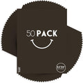 Golden State Art, 8.5x11 Uncut Photo Mat Matboard - Black Uncut Mats for DIY Projects, Presentation Boards, Art Crafts, Prints (50 Pack)