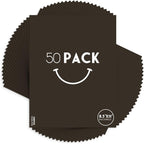 Golden State Art, 8.5x11 Uncut Photo Mat Matboard - Black Uncut Mats for DIY Projects, Presentation Boards, Art Crafts, Prints (50 Pack)