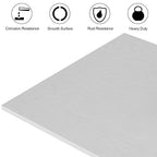 6061 T651 Aluminum Sheet Metal 15 x 15 x 1/4 Inch Flat Plain Aluminum Plate Covered with Protective Film, Heat Treatable Rectangle 6MM Aluminum Metal Plate for Industrial, Crafting
