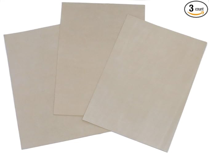 Premium Quality Suede Sheets 8.5"x12" with Super-Strong self-Adhesive Backing. Ideal for Making Peel-and-Stick (self-Stick, Stick-on) Soles for Dance Shoes, [SUEDE-DIY-r01].