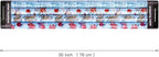 WRAPAHOLIC 30 Inch Christmas Wrapping Paper Roll - Jumbo Roll Red and Blue Snow Globe, Pinecone, Poinsettia, Christmas Tree Wrapping Paper - 4 Rolls - 30 Inch x 120 Inch Per Roll