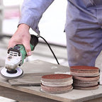 200-piece Sanding Discs Set - 5-Inch 8-Hole Sandpaper 10 Grades Include 60, 80, 100, 120, 150,180, 240, 320, 400, 600 Grits for Random Orbital Sander