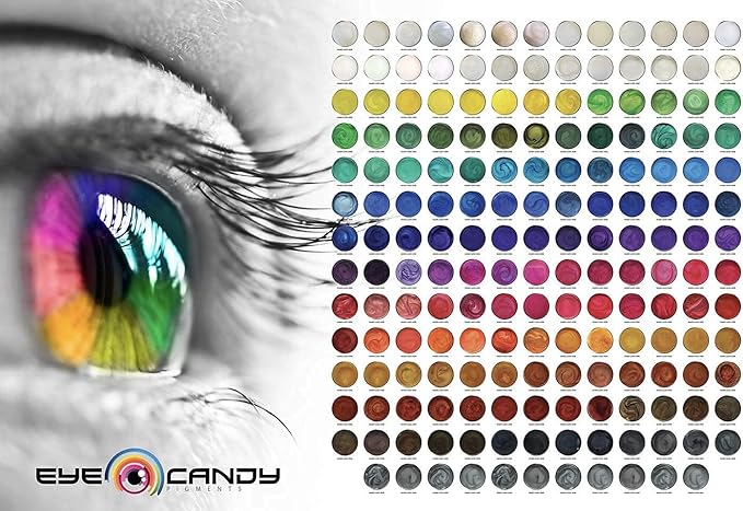Eye Candy Pigments Premium Purple Mica Powder - Periwinkle Purple (25gr) - for Epoxy, Resin, Soap, Paint, Woodworking, Acrylic Pouring, Bath Bombs, Fishing Lures - DIY Arts and Crafts Additive
