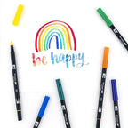 Tombow Dual Brush Marker 10-Piece Set: Primary