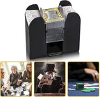Nileole 6 Decks Automatic Card Shuffler, Battery-Operated for UNO,Phase10, Texas Hold'em, Poker, Home Card Games, Blackjack, Party Club