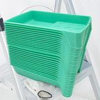 4 Inch Paint Tray, 28 Pack Plastic Paint Roller Tray, Heavy Duty Disposable Paint Pan, Sturdy Home Painting Supplies & Tools for Paint Rollers & Roller Brushes