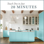 AMY HOWARD AT HOME Chalk-Based One Step Paint for Furniture, Cabinetry, Decor, Finish, and More | No Stripping, Sanding, or Priming | Ultra-Light Base | 16 Ounce | Tick Tock