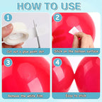 UPINS Glue Points Dots, 1500Pcs Balloon Glue Adhesive Dots, Double Sided Removable, 10mm