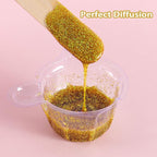 Renfio Holographic Ultra Fine Glitter Powder Metallic Resin Glitter 2.11 Oz (60g) PET Flakes Crafts Sequins 1/128" 0.008" 0.2mm Epoxy Chips Flakes for Tumblers Slime - Laser Royal Blue