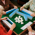 Mahjong Cards 2025, 4pcs Official Revision - American Mah Jongg Rule Card Set - Large Print, Easy-to-Read