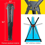 MEEDEN Tabletop Easels, Metal Easel Stand for Painting & Display, Aluminum Desktop Art Painting Easel, Foldable Portable Paint Easel Tripod Stand for Canvas, Paintings, Photos, Books, Signs