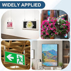 uxcell 2Pcs Picture Hanging Wire Kit, 1 m x 1.5 mm Heavy Duty Picture Hangers Adjustable Wire Rope with S-Hooks and Loop, Load 35kg/77.1 lbs for Hanging Mirrors Light Lamp Artwork