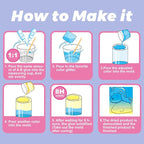 ULIONTAC Hard Gel DIY Unicorn Shaped - Blind Box Epoxy Resin Kit Plastic Molding Decoration Shining Powder