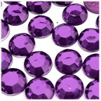 The Crafts Outlet 72pc Rhinestones Round 20mm - Jewel Tone Assortment