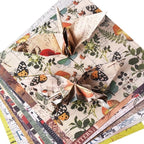 Origami Paper Kit Dobule Sided 100 Sheets 100 Colors 6 Inch Japanese Chiyo Square Easy Fold Arts Crafts DIY Handwork Origami Papers Beginner Coffee Newspapers