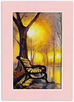 Poster Palooza Pack of TEN 8x10 Mats Bevel Cut for 6x8 Photos - Acid Free Pink Precut Matboards For Pictures, Photos, Framing - 4-ply Thickness