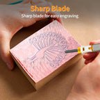 Wood Carving Tools Kit - Wood Carving Knife Sculpting Kit for Beginners, Hobbyists, Professionals, Artists, and DIY Art Work - Cutting, Carving, Knife Sculpture