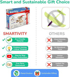 Smartivity DIY 2in1 Hydraulic Airplanes & Darts Launcher STEM Toy for Kids Ages 6-14 Years I Birthday Gifts for Smart Kids | DIY Science Kit for Boys & Girls 6, 8,10,12,14 Years Old
