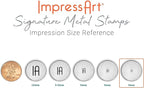 ImpressArt - Flourish G Signature Metal Design Stamp, 3mm