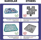 12" x 8.7" Puzzle Sorting Trays - Stackable, 6 Pack Puzzle Sorter for Sorting 1000/1500/2000 Pieces