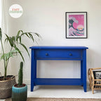 Dixie Belle Paint Company Chalk Finish Furniture Paint - Cobalt Blue (4oz) - Matte Vibrant Blue Chic Chalk Mineral DIY Furniture Paint