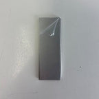 Blank Metal Plates for Laser Engraving - 4 Pack | Aluminum Sheets 0.020" Thick | CO2, Diode, Fiber Laser Compatible | Multiple Sizes & Colors (Silver (engraves black), 1x3 inch)