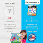 209 Pcs 3" Happy Colors Precut Letters & Numbers - Capital, Numbers, Punctuation - US Made Card Stock for Poster, Bulletin Board, Classroom