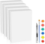 LuckyFoam White 4 Pack 12x7.5x2 inch Foam Sheets 2 Inch Thick Polystyrene Rectangles XPS Foam Board Craft for Insulating DIY Modeling Art Supplies