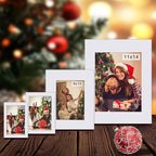 Egofine Pack of 25 White Pre-Cut Mat Board 11x14 Picture Mat for 8x10 Photo with White Core Bevel Cut Mattes Sets. Includes 25 High Premier Acid Free Mats & 25 Backing Board & 25 Clear Bags