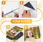 FINDMAG Magnetic Sheets (8” x 10”), Pack of 25, Flexible Magnet for Hanging Pictures, Photos, Paper Magnet for Dies, Adhesive Magnetic Sheets for Fridge, Locker, Cabinet Doors.