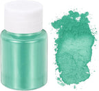 uxcell 10g/0.35oz Cosmetic Grade Mica Powder, 600 Mesh Mica Powder Natural Resin Epoxy Pigment Powders for Casting Resin, Candle Dye, DIY Nail Polish and Lip Gloss, Turquoise