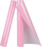 TORC Pink Glitter HTV Heat Transfer Vinyl 2 Rolls Iron on Vinyl for T Shirts Crafts 12 inch x 5 ft