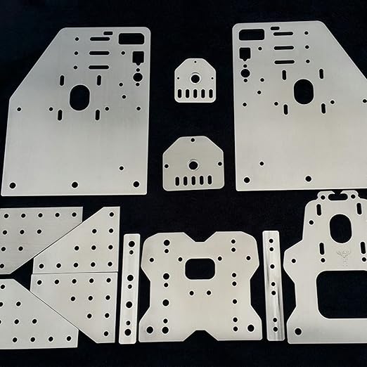 6Pack 5052 H32 Aluminum Sheet Metal 12 x 16 x 1/64 (0.02”) Inch Flat Plain Aluminum Plate Covered with Protective Film, Rectangle Aluminum Metal Plate for Crafting, Industrial, 0.5mm
