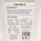 HONEYSEW Soft Comfort Thimble Two Size for Choose (Medium Size)