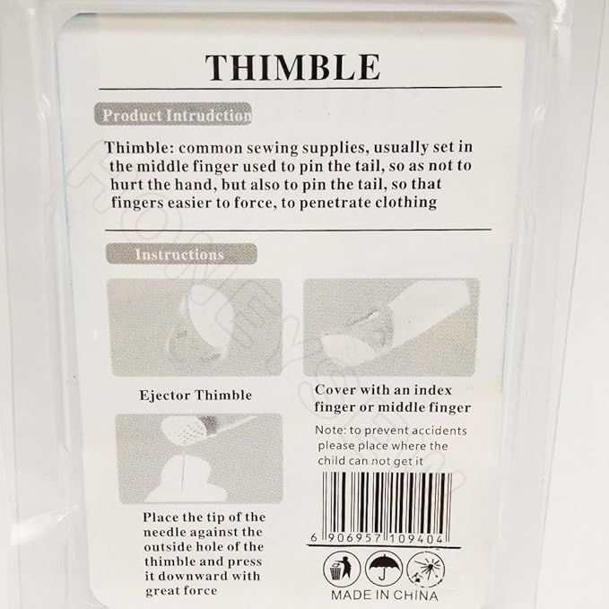HONEYSEW Soft Comfort Thimble Two Size for Choose (Two Size/Set)