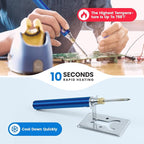 Cordless Soldering Iron Kit, Wireless Electric Soldering Gun Pen, 1100mAh Large Battery, Portable and Rechargeable for Home Appliance Repair, Electronic Components, DIY