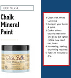 Dixie Belle Paint Company Chalk Finish Furniture Paint - Haint Blue (16oz) - Matte Pastel Blue Chic Chalk Mineral DIY Furniture Paint