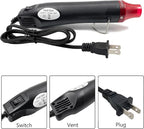 Heat Gun, Mini Hot Air Gun for DIY Crafts Portable Heat Air Gun Tool for Embossing Shrink Wrapping Drying Paint