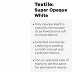 Jacquard Textile Super Opaque White 8oz-