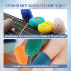 30 pcs Rubber Thimble, Rubber Finger Tips, Office thimbles for Hand Embroidery, Cutting, Knitting & Counting, dedos de silicona para las Manos, dedales para Coser，Thumb Thimble in 5 Sizes and Colors