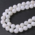 6mm 60pcs Natural Moonstone Stone Beads for Jewelry Making Energy Healing Power Stone Beads DIY Bracelet Necklace Accessories 15"