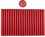 SWANGSA 20 Pieces Glue Gun Sealing Wax Sticks Metallic Red for Wax Seal Stamp, Great for Wedding Invitations, Cards, Envelopes, Wine Packages, Gift Wrapping (Metallic Red)