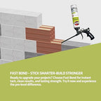 Kraken Bond Fastbond Spray Foam Adhesive (2x24oz.) - Heavy Duty Construction Adhesive for Insulation, Wall & Facade, Concrete, Stone, Subfloor, XPS & EPS Foam Board, Gun&Cleaner Included | 2 Pack