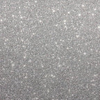 Silver Glitter HTV Heat Transfer Vinyl Bundle 8 sheets-12 x12 Iron on Vinyl for T Shirts Hats Clothing Compatible with Cricut Cameo Heat Press Machine