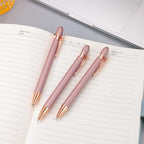 12 PCS 2 in 1 Stylus Ballpoint Pen with Stylus Tip, 1.0 mm Black Ink Metal Pen Stylus Pen for Touch Screens (Rose Gold & Gold)
